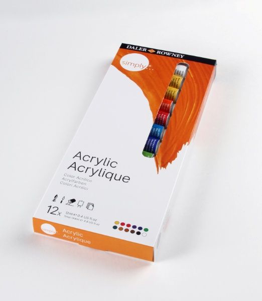 Tinta Acrilica DR Simply 12ml 12 cor Ref....