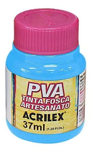 Tinta Plástica PVA 37ml Ref.03240-503 Azu...