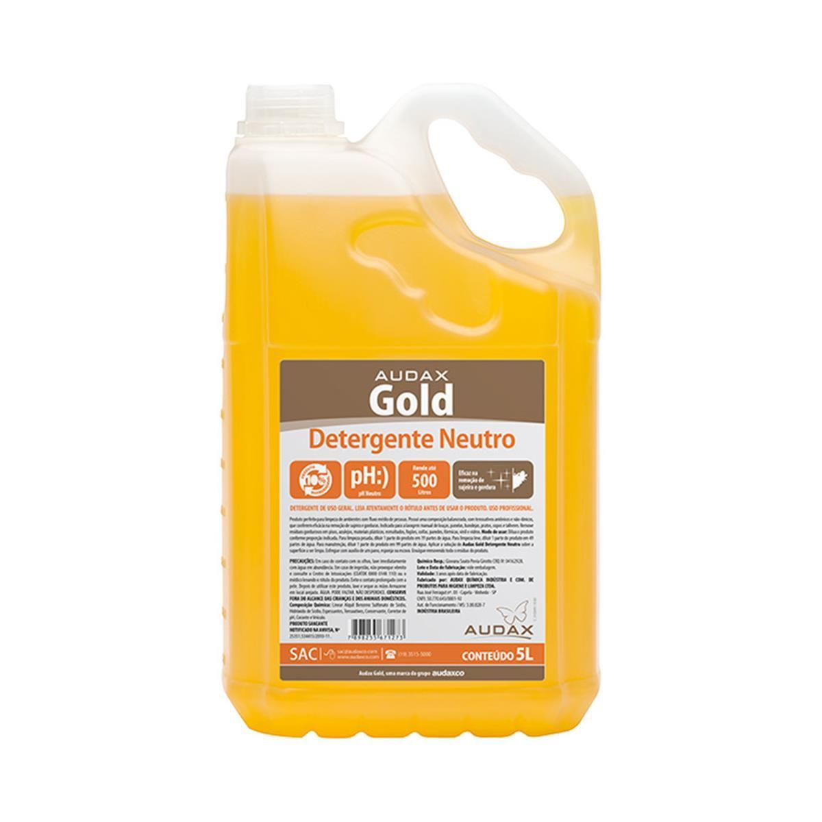 Detergente Gold 5Lt Ref.106054 Neutro Audax