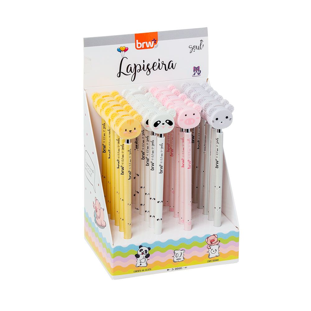 Lapiseira 0.7 Plastica ZOO Ref.LP0101