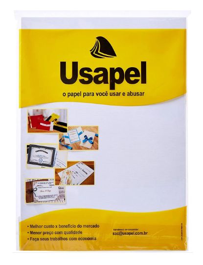 Papel Verge A4 180g 50Fls Ref.25027 Branco