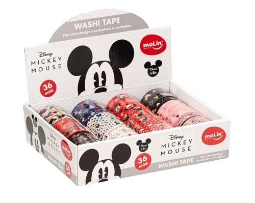 Fita Ades. Washi Tape Mickey e Minnie  Re...