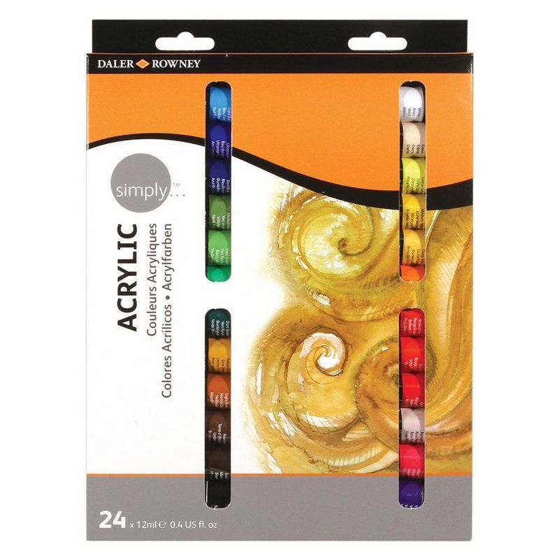 Tinta Acrilica DR Simply 12ml 24 cor Ref....