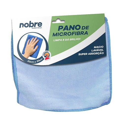 Pano Microfibra 30x30 c/2Un Ref.38836 Azu...