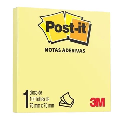 Bloco Post-It 76x76 Pop-Up c/100F Amarelo