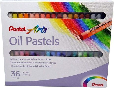 Giz Pastel Oleoso 36 Cores Ref.PHN-36 