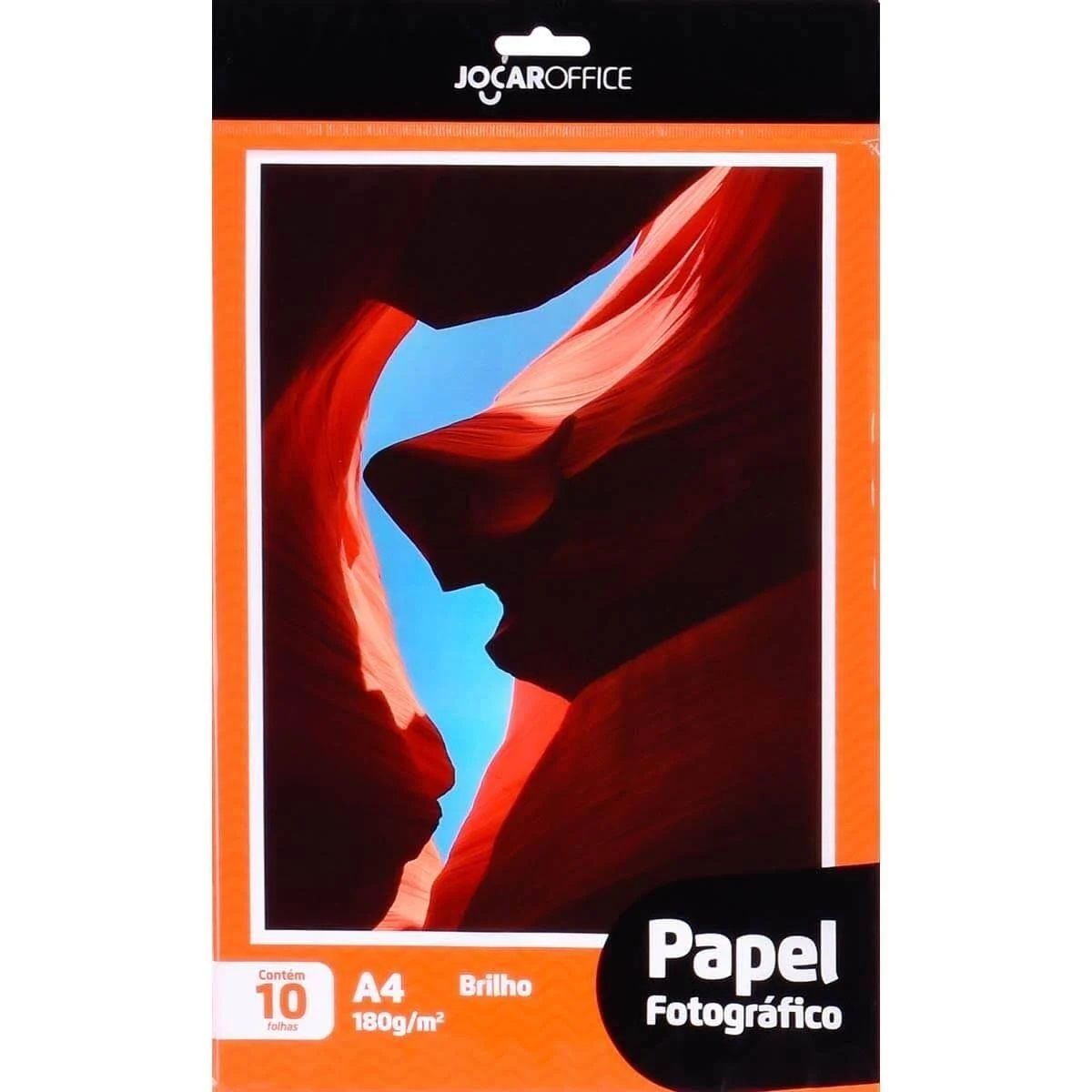 Papel Foto A4 180g 10Fls Ref.96302 Jocar