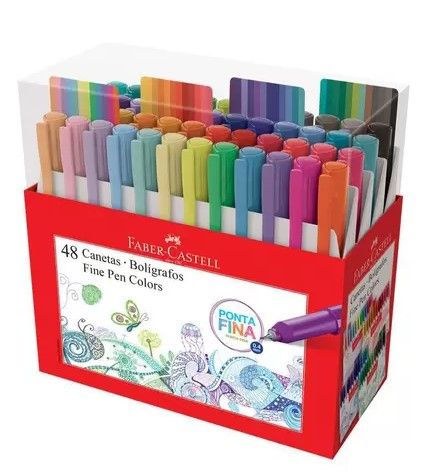 Caneta Fine Pen Colors 48 Cores Ref.FPB/E...