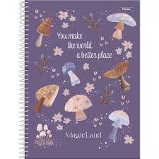 Caderno CD 160Fls 10Mat Magic Land Fsc 