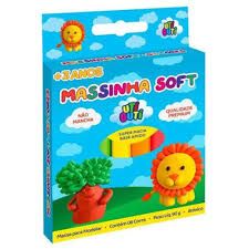 Massinha Soft 90g Uti Guti 6 cores Ref.6000