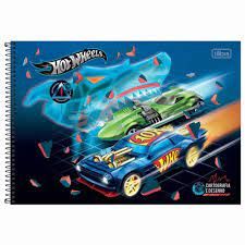 Caderno Des/Cart CD 80F C. Hot Wheels Ref...