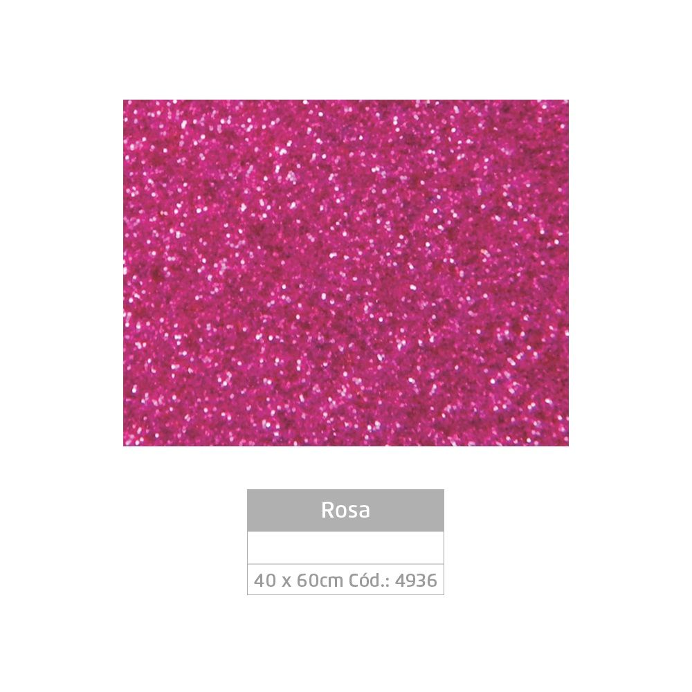 EVA c/Glitter 40x60  Leo&Leo Rosa Ref.4936