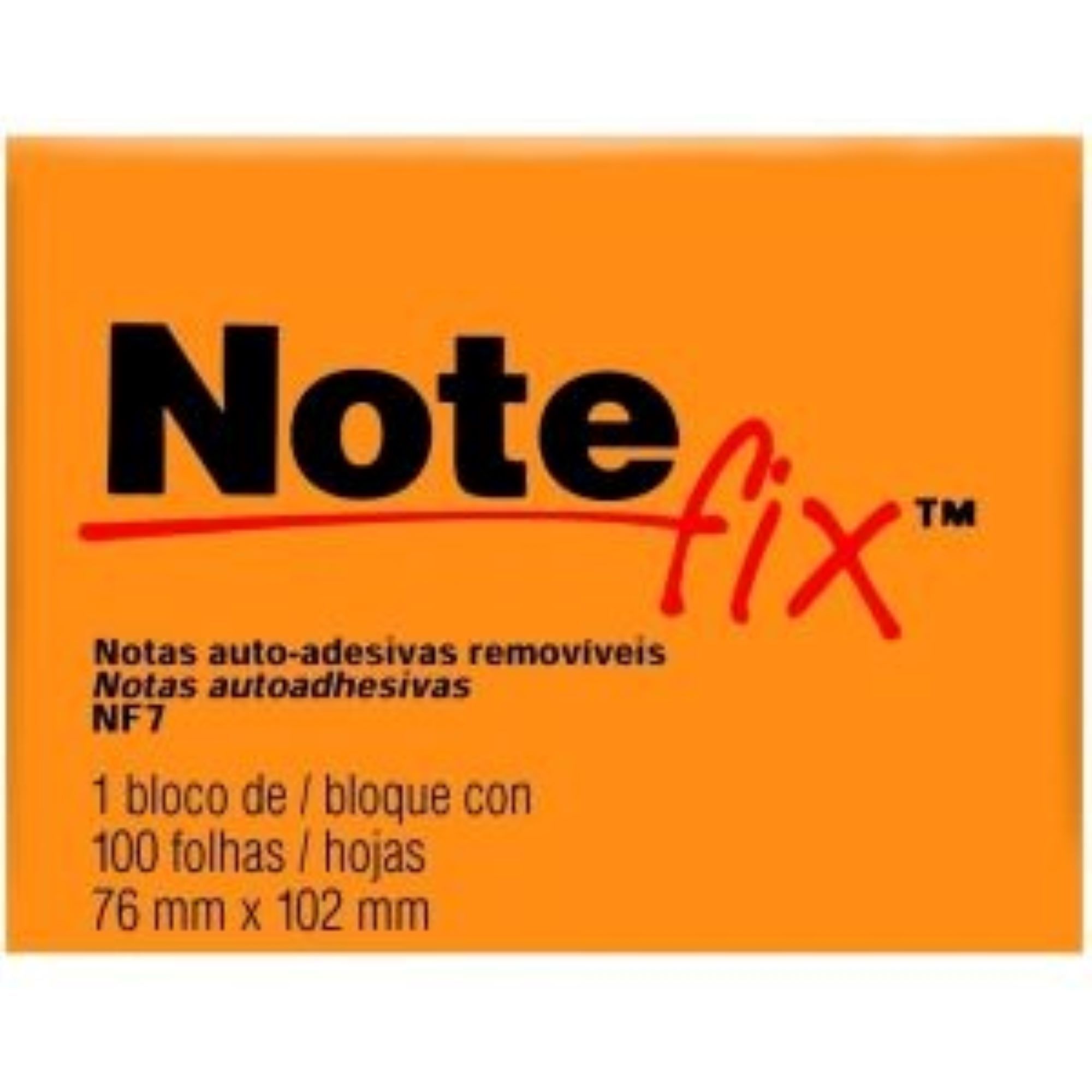 Bloco NoteFix 76x102 c/100Fls Ref.NFX7 La...