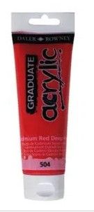 Tinta Acril. DR Graduate 120ml Vermelho C...