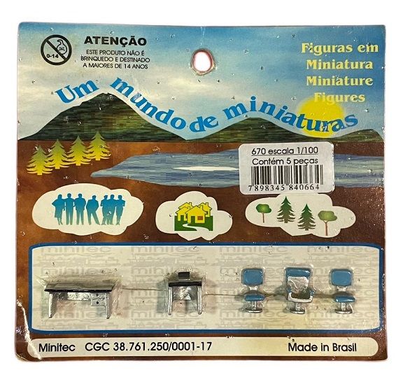 Miniatura Móveis p/Escritório 1/100 Ref.670