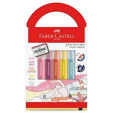 Caneta 0.4 Fine Pen c/5 Cores Perfumadas ...