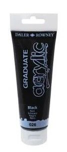 Tinta Acril. DR Graduate 120ml Preto