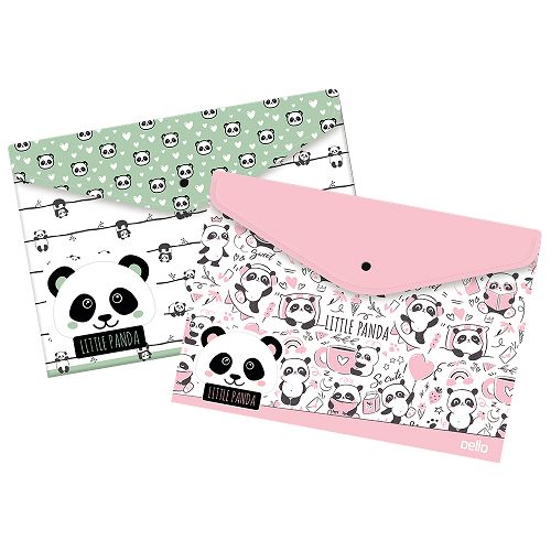 Envelope A4 C/botão Panda Ref.0018.02 Verde 