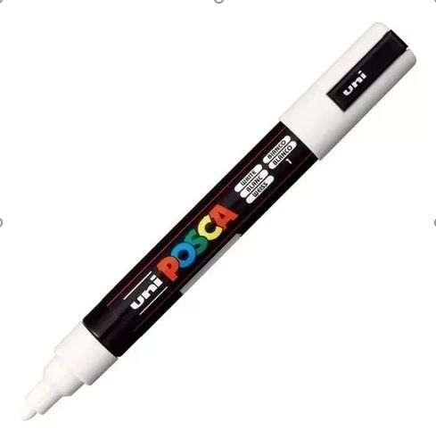 Caneta Posca Ref.PC-5M Branco Ref.7.5147