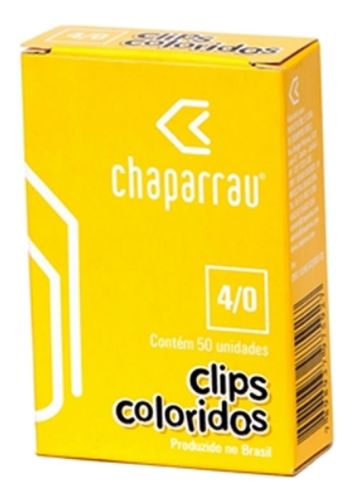 Clips Colorido 4/0 c/50Un Chaparrau