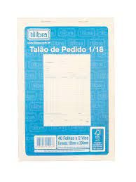 Bloco Pedido 1/18 c/Copia 40x2 Ref.151577