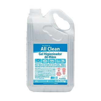 Alcool Gel Antisséptico 70% 5Lt All Clean...