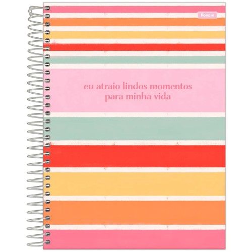 Caderno CD 160Fls 10Mat Diz Ai Fsc 