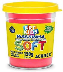 Massa de Modelar 150g Soft Ref.103 Vermel...