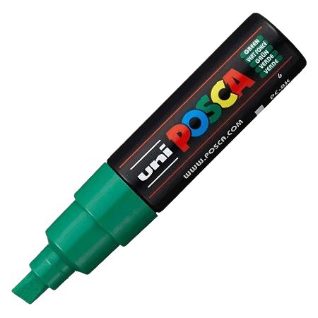 Caneta Posca 8-17mm Ref.PC 8K Verde Ref:5...