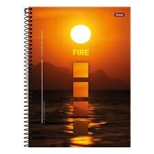 Caderno CD 80Fls 1Mat 4 Elementos Fsc