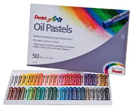 Giz Pastel Oleoso c/50 Cores Ref.PHN-50U