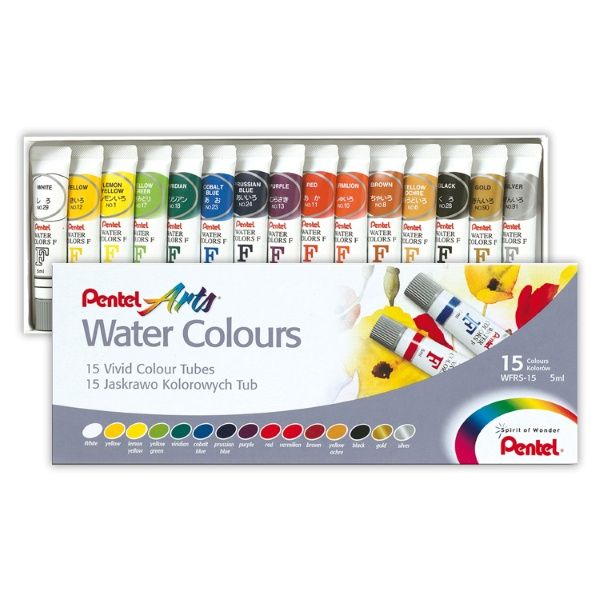 Tinta Aquarela 15 Cor 05ml Base D