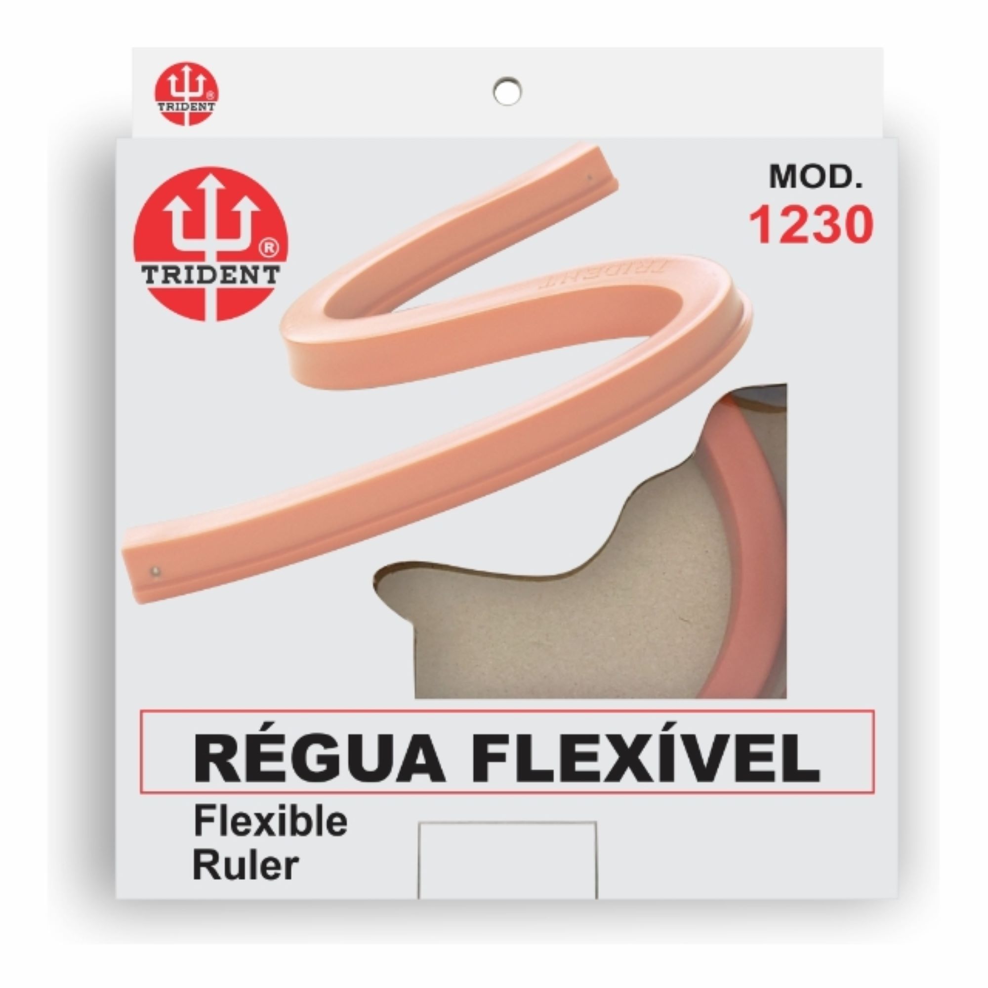 Régua Flexível s/Escala 30cm Ref.1230