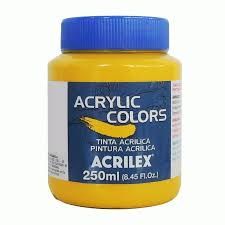 Tinta Acril. Color 250ml Ref.324 Am Cadmio