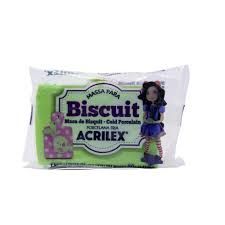 Massa de Biscuit 90g Verde Folha Ref.0510