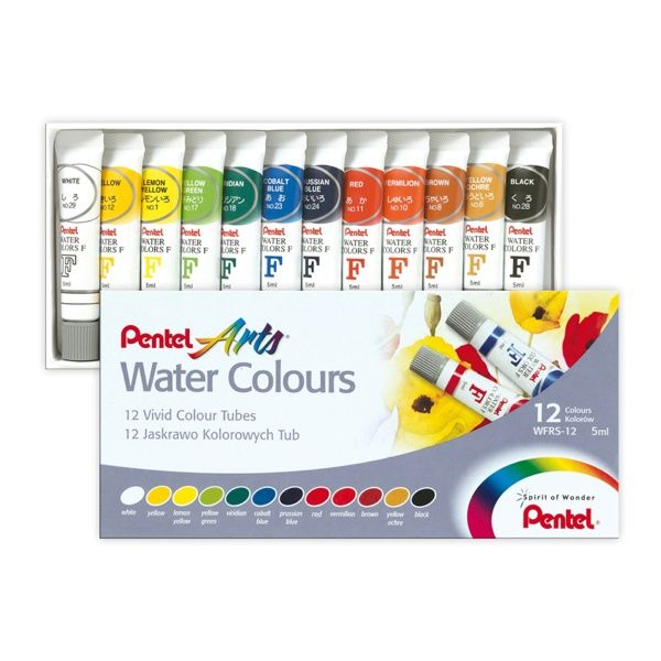 Tinta Aquarela 12 Cor 05ml Base D