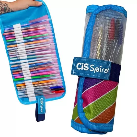 Estojo Caneta Cis Spiro Rollerset C/29 Re...