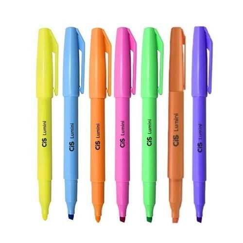 Pincel Marca Texto Fluorecente Sortido Re...