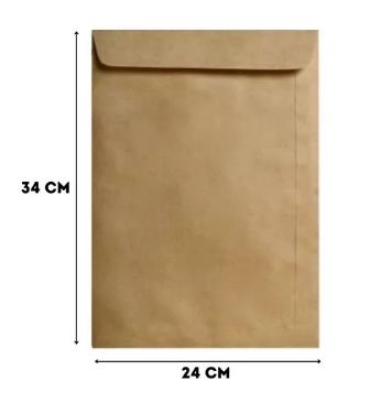 Envelope 240x340 80g Ref.SKN034 Kraft Nat...