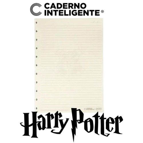 Refil Caderno Inteligente 1/4 Harry Potter