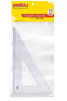 Esquadro Plastico 60º 21cm Waleu 