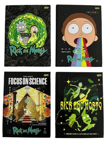 Caderno Brochurão CD 80F Rick Morty Ref.7...