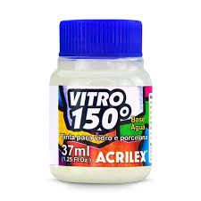 Tinta Vitro 150 Base Agua 37ml Branco