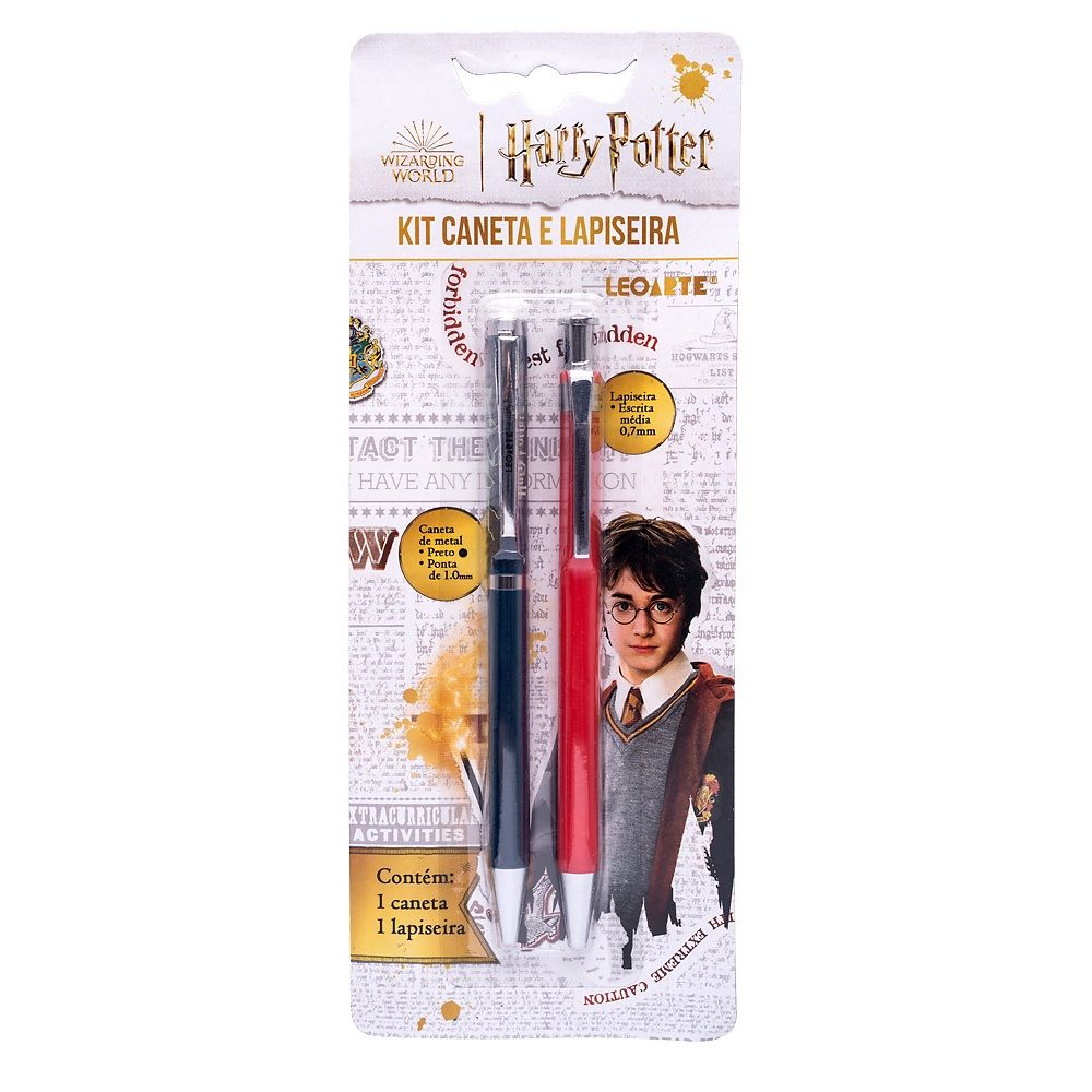 Kit Office Caneta+Lapiseira Harry Porter ...