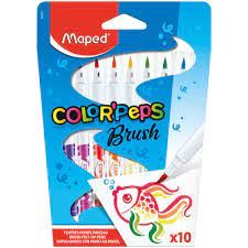 Caneta Hidrog Color peps Brush10 Cores Re...