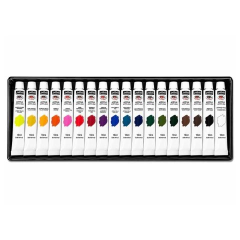Tinta Aquarela Pebeo 18 Cores 10ml Ref.66...