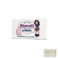 Massa de Biscuit 90g Ref.519 Branco