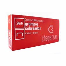 Grampo 26/6 Cobreado c/5000Un Chaparrau